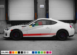 Decals for Subaru BRZ 2015 2016 Side Stripe Decal Sticker rocker panel