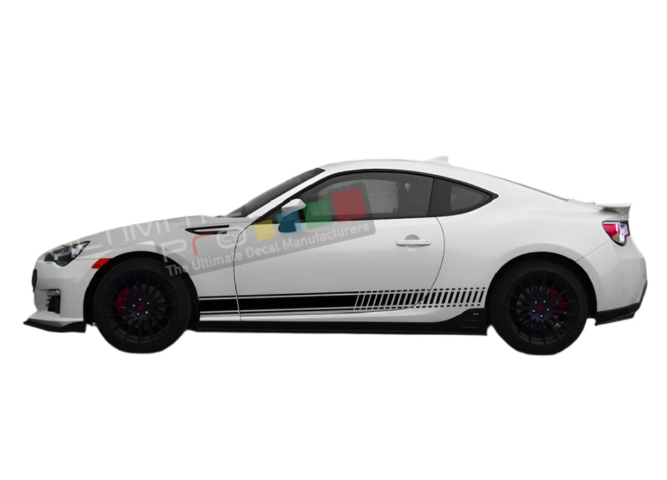 Side Stripe Decal Sticker Kit for Subaru BRZ 2015 2016 2017 2018 2019 2020