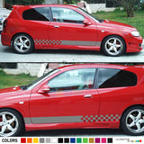 Sticker Decal for Nissan Almera xenon side front CARBON light tail mirror bumper