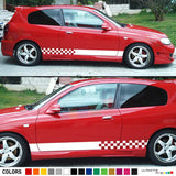 Sticker Decal for Nissan Almera xenon side front CARBON light tail mirror bumper