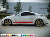 Sticker Decal Graphic Side Stripes tuning for Nissan 350Z Racing Wing Lip Light