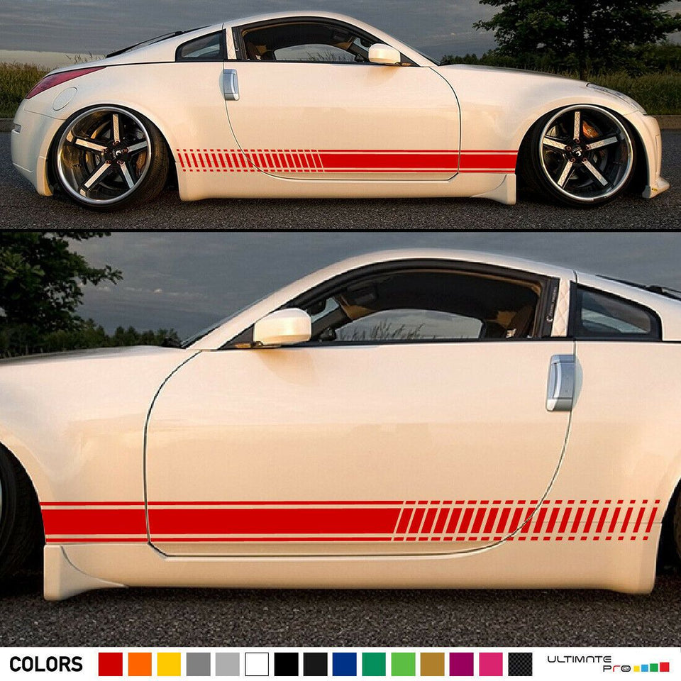 Sticker Decal Graphic Stripe Kit for Nissan 350 Z Mirror Cover Trim Hood Panel