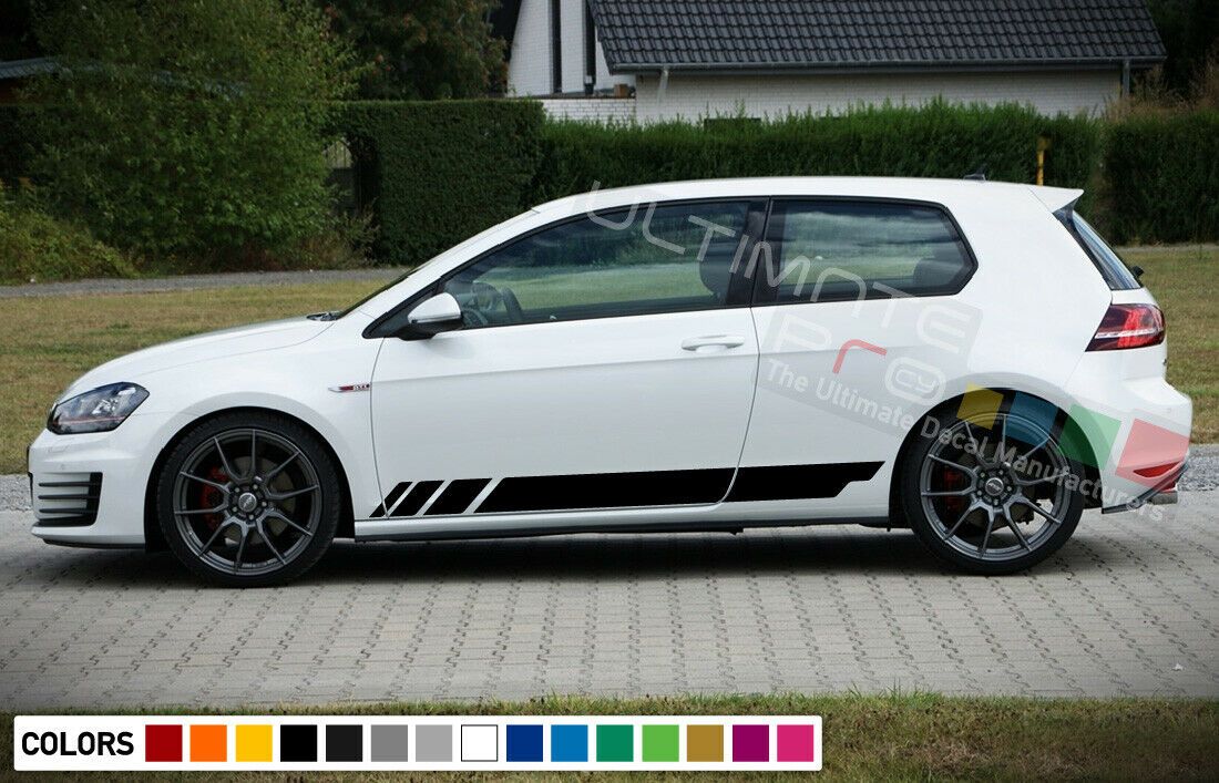 Decal to fit VW GTI side decal Racing Stripes decal set - VWG0081 - FOR VW