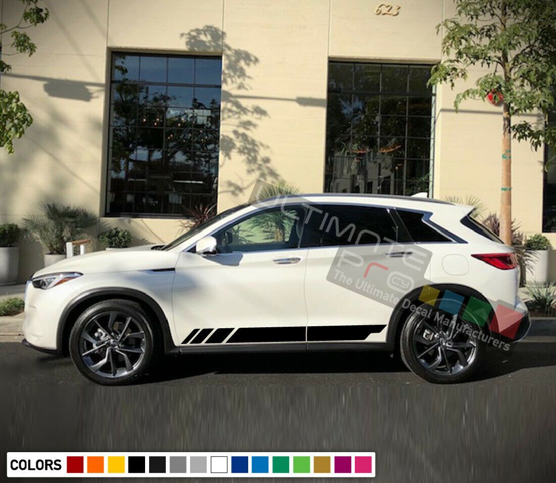 Sticker Decal Side Door Stripes for Infiniti QX50 Wing LED