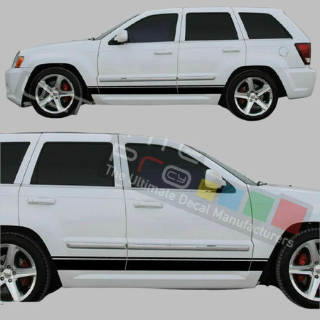 Sticker Decal Stripe for Jeep Grand Cherokee grill mirror 3rd generation front