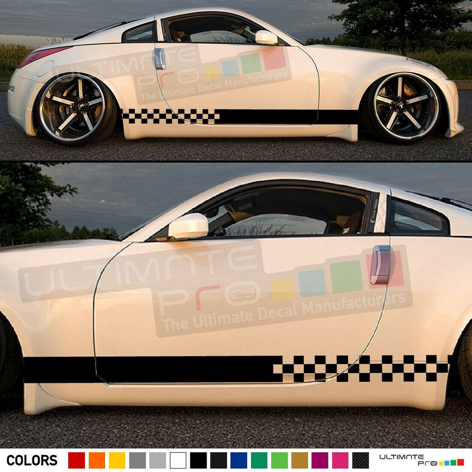 Sticker Decal stripe for Nissan 350 Z xenon side tail rear spoiler light head