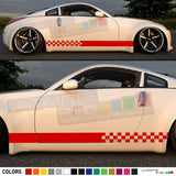 Sticker Decal stripe for Nissan 350 Z xenon side tail rear spoiler light head