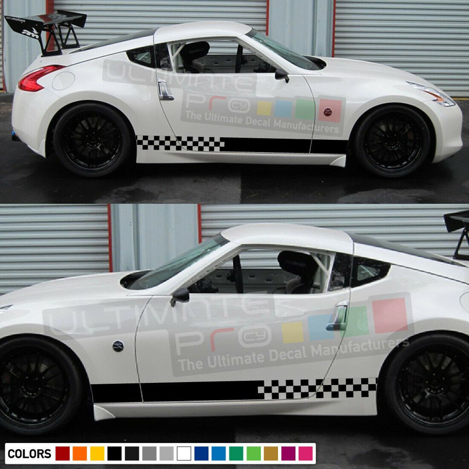 Sticker Decal stripe for Nissan 370 Z xenon side tail rear spoiler light head