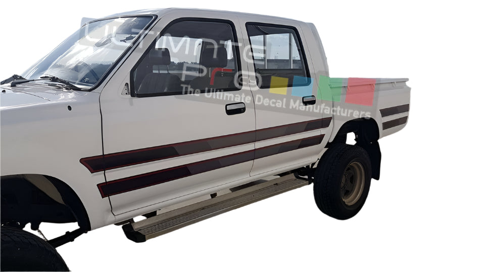 Sticker Decal stripe for Toyota Hilux mk2 mk3 1988 1989 1990 1991 1997 1995 1996