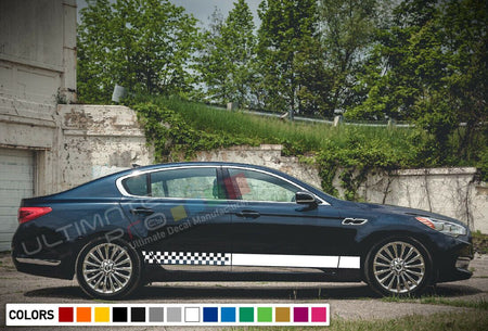 Sticker Decal Stripe Kit for Kia K900 Door Handle Trim Emblem mirror rack 2018