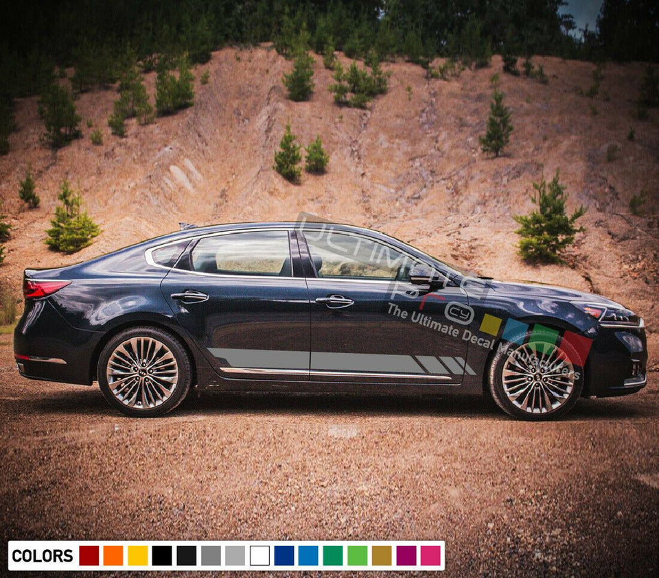Sticker Decal Vinyl Side Stripe Body Kit for Kia Cadenza Fender Bumper Molding