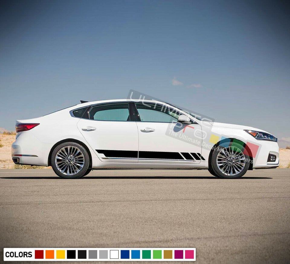 Sticker Decal Vinyl Side Stripe Body Kit for Kia Cadenza Fender Bumper Molding