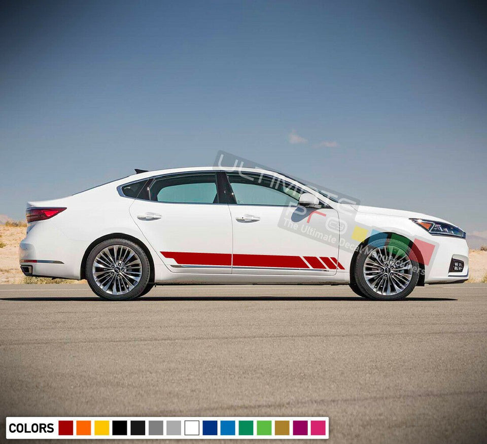 Sticker Decal Vinyl Side Stripe Body Kit for Kia Cadenza Fender Bumper Molding