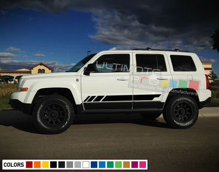 Stripe Kit for Jeep Patriot Sticker Decal Vinyl Side rocker body