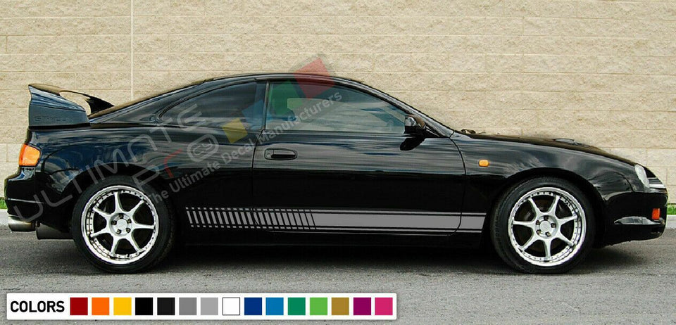 Sticker Graphic Rally Stripes for Toyota Celica GT4 GT-Four Spoiler 1998 1999 00