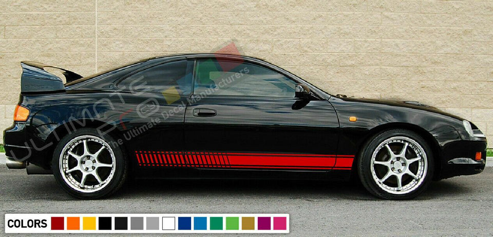 Sticker Graphic Rally Stripes for Toyota Celica GT4 GT-Four Spoiler 1998 1999 00