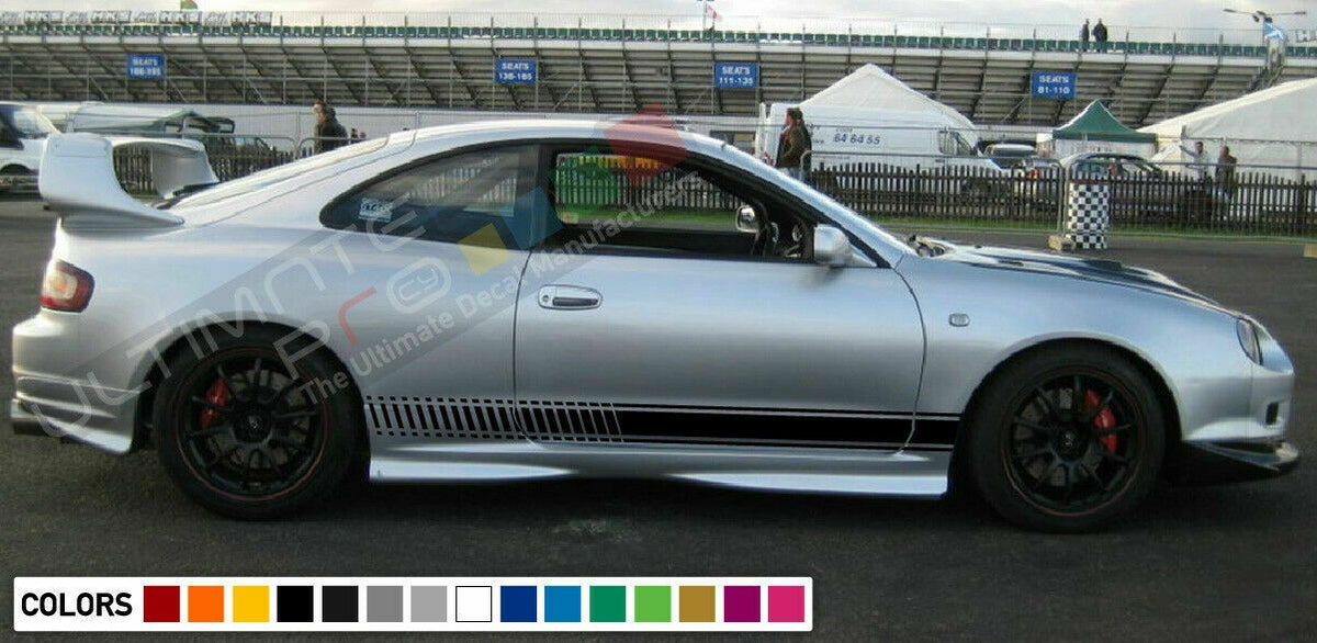 Sticker Graphic Rally Stripes for Toyota Celica GT4 GTFour Spoiler 19