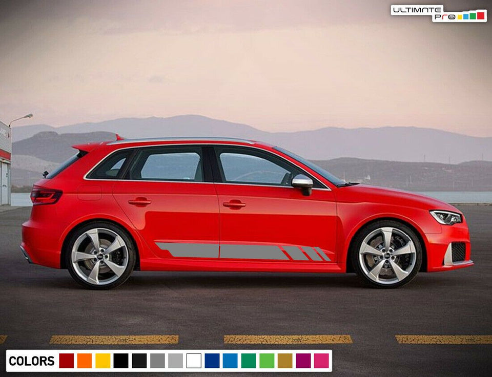 Sticker lip Stripe kit for Audi A3 2001 2006 2010 2013 2015 2016 2017 2018 2020