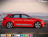Sticker lip Stripe kit for Audi A3 2001 2006 2010 2013 2015 2016 2017 2018 2020