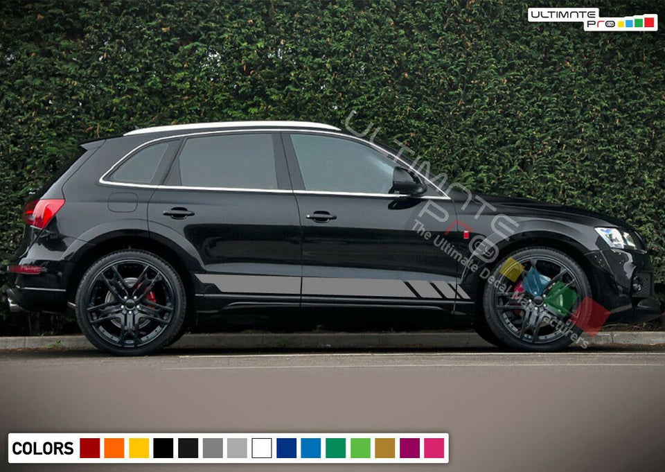 Sticker Side Stripes for Audi Q5 quarter panel skirt decals graphics