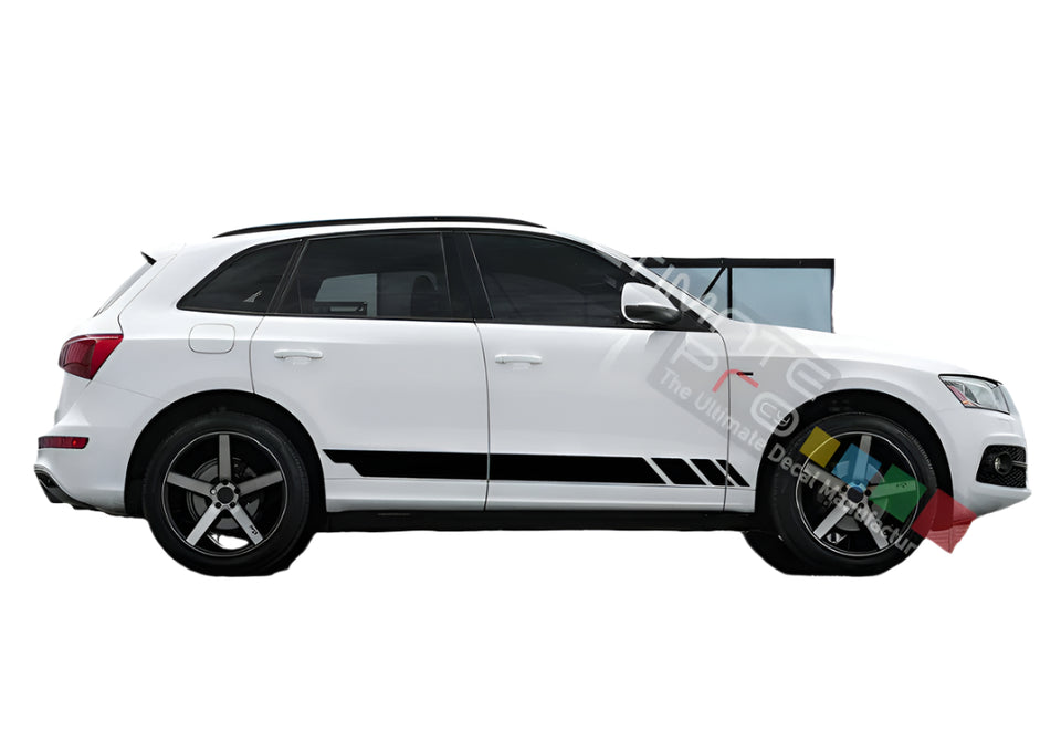 Sticker Side Stripes for Audi Q5 quarter panel skirt decals graphics