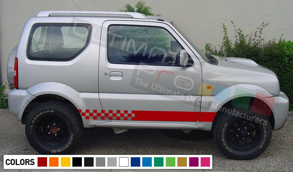 Stickers Decal for SUZUKI Jimny Stripes Graphics rack soft top door roof cover