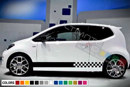 Stickers Decal for Volkswagen VW UP Stripes door body kit part hatchback light