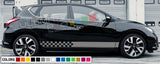 Stripes Decal kit for Nissan Pulsar Side CARBON light mirror lip tune head cover