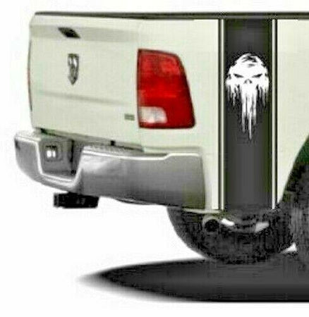 skull Stripe for Dodge Ram bed rear fender flare stripes graphics Tail Truck Bed
