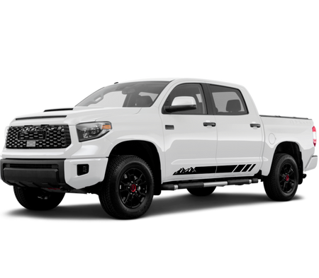 2x Decal stripe sticker kit For TOYOTA TUNDRA SR SR5 2007 2008 2009 2010 2011 2012 2013 2014 2015 2016 2017 2018 2019 2020 2021