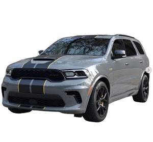 Dual stripes yellow Pin Dodge Durango 392 Hellcat 2024 stripes