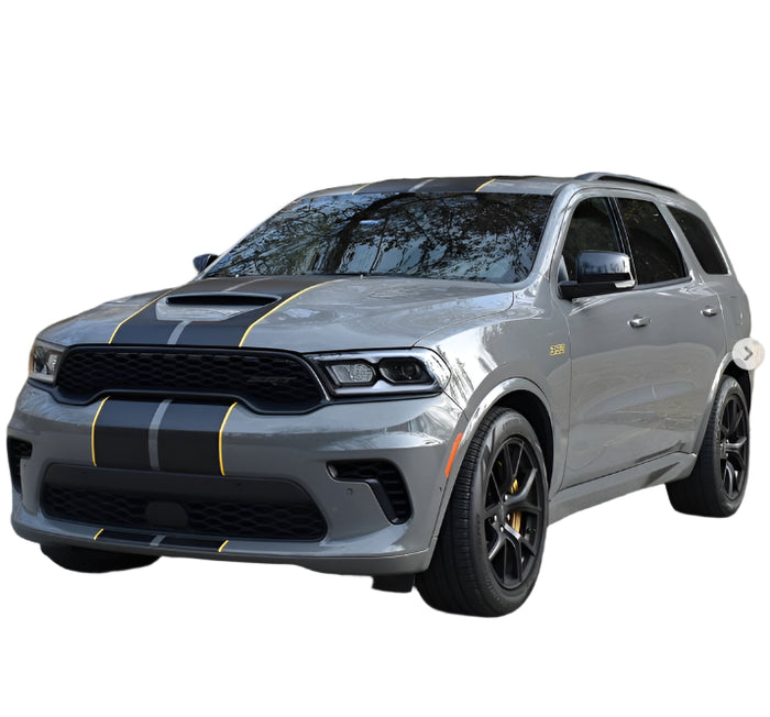 Dual stripes yellow Pin Dodge Durango 392 Hellcat 2024 stripes