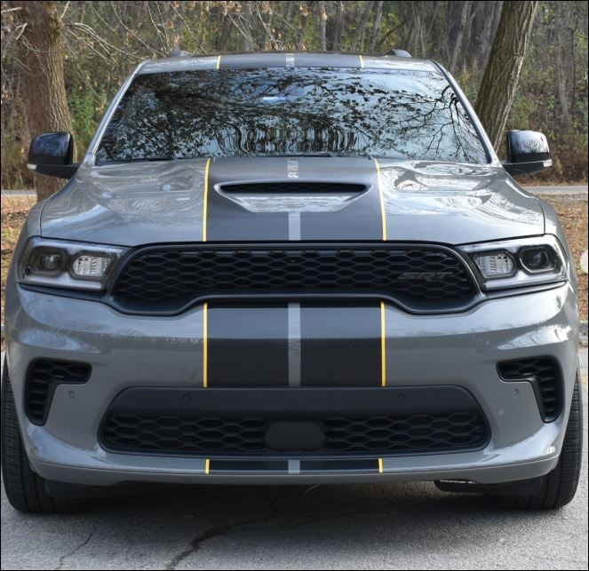 Dual stripes For Dodge Durango 392 stripes stickers Full kit twin stripes