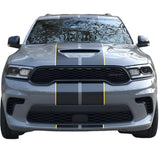 Dual stripes yellow Pin Dodge Durango 392 Hellcat 2024 stripes