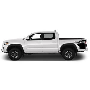 Toyota Tacoma 4x4 mountain decals