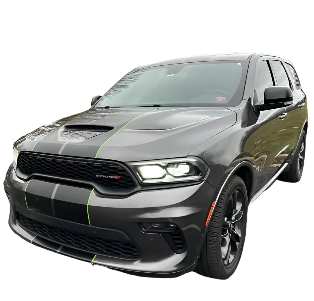 Dual stripes yellow Pin Dodge Durango 392 Hellcat 2024 stripes