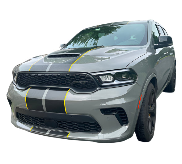 Dual stripes For Dodge Durango 392 stripes stickers Full kit twin stripes