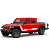 Retro Doors Decals Vinyl Sticker Graphics For Jeep Gladiator JT 2019 2020 2021 2022 2023 2024