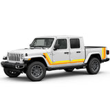 Retro Doors Decals Vinyl Sticker Graphics For Jeep Gladiator JT 2019 2020 2021 2022 2023 2024