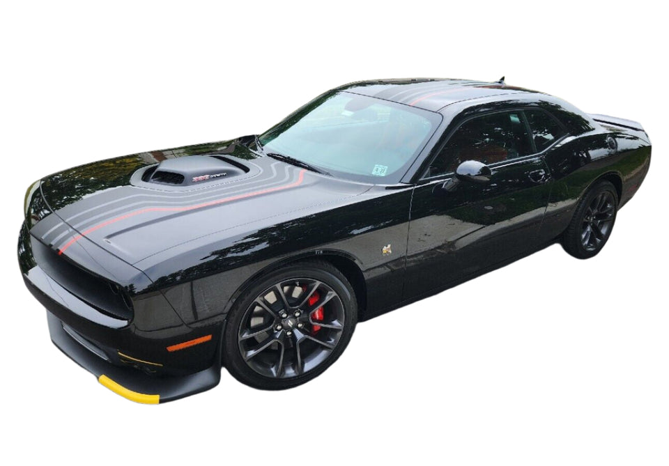Shakedown Stripes for Dodge Challenger Decals Sticker Decal Side Door Kit scat pack