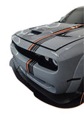 Stripe Decal For Dodge challenger R/T Hemi orange decals Design Sticker