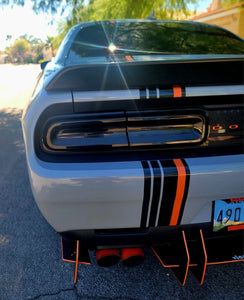 Stripe Decal For Dodge challenger R/T Hemi orange decals Design Sticker