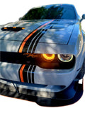 Stripe Decal For Dodge challenger R/T Hemi orange decals Design Sticker