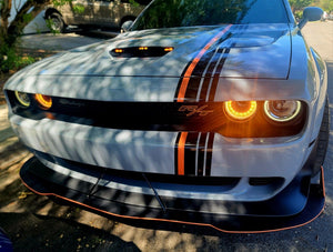 Stripe Decal For Dodge challenger R/T Hemi orange decals Design Sticker