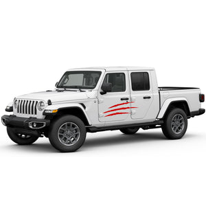 Sticker Stripe for Jeep Gladiator JT scratch GONZILA MOSTER door 2019 2020 2021 2022 2023 2024 2025