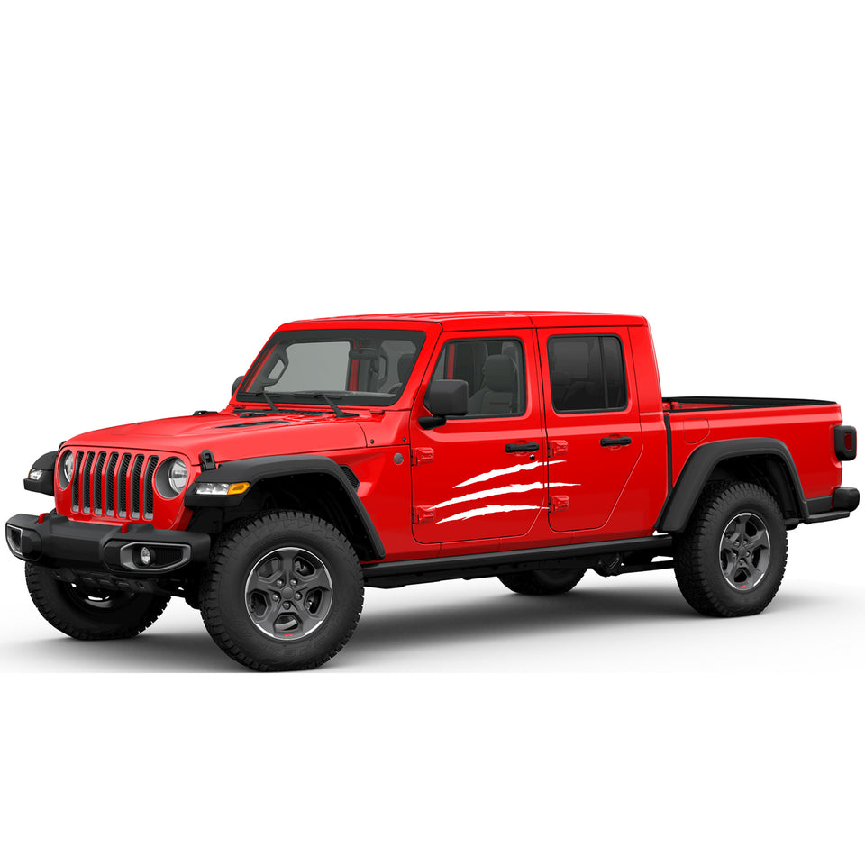 Sticker Stripe for Jeep Gladiator JT scratch GONZILA MOSTER door 2019 2020 2021 2022 2023 2024 2025