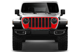 Grill decals for Jeep Wrangler 2017 2018 2019 2020 2021 2022 2023 2024 mask wrap sticker