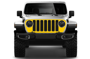 Grill decals for Jeep Wrangler 2017 2018 2019 2020 2021 2022 2023 2024 mask wrap sticker