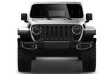 Grill decals for Jeep Wrangler 2017 2018 2019 2020 2021 2022 2023 2024 mask wrap sticker