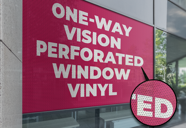 Custom Design request One Way Vision Stickers (Outdoor) Window See Thru Sticker Perforated